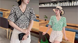 时尚碎花上衣，其它，帝曼酷秀