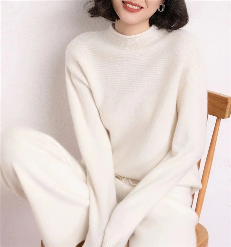毛衣女新款2024秋冬套头时尚宽松慵懒针织上衣图片