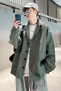 宽松小西装男雅痞情侣休闲西服外套 A071-X01-P80图片