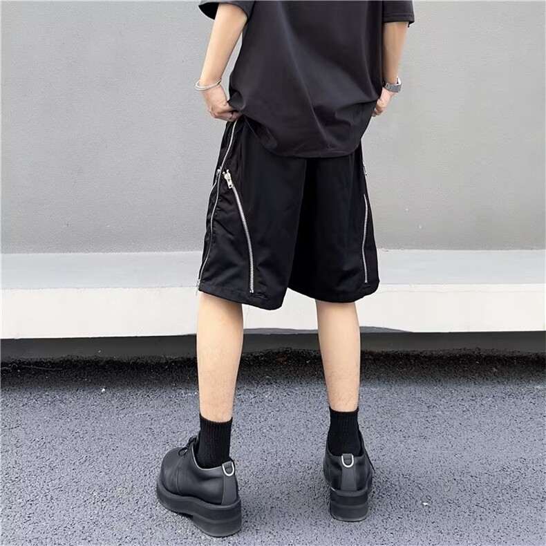 男春夏新款青少年时尚休闲裤拉链短裤CD98P40,男装休闲裤,星座1116-2