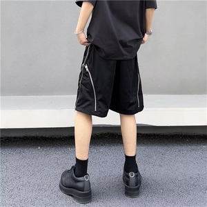 男春夏新款青少年时尚休闲裤拉链短裤CD98P40图片