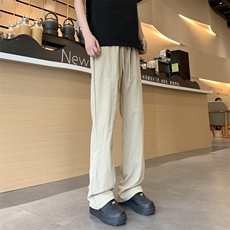 褶皱纹理感弯刀显瘦透气休闲裤A429-YK169特P24无差价，男装休闲裤，电商A429