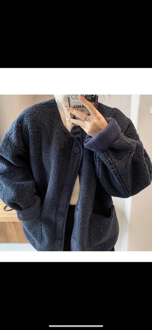 新款扣子皮毛一体外套，其它，Fairy mall