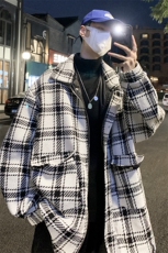男士大衣男秋冬季新款潮牌夹克港风宽松粗织外套J6511P95，男装夹克，电商A157