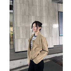 1506/QM0630/P65工装短款棒球外套新款宽松冲锋衣休闲上衣夹克，男装夹克，星座1506