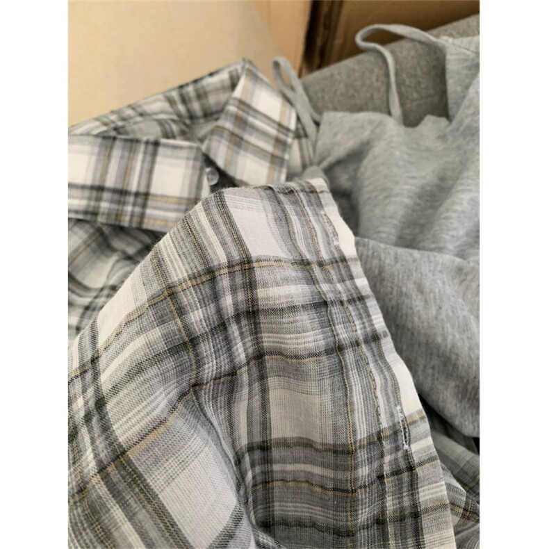 TC711-P45法式高级感花灰色衬衫外套新款宽松薄款衬衣上衣夏季,男装衬衫,星座617A-2