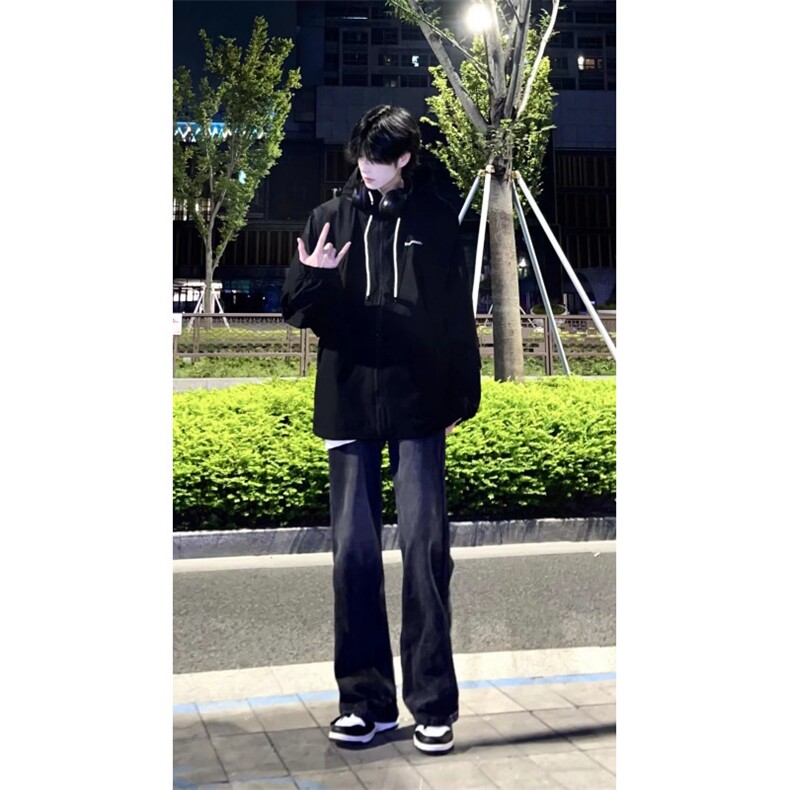 ！拿图不拿货！裤脚毛边cleanfit牛仔裤子KZA01-P50图片
