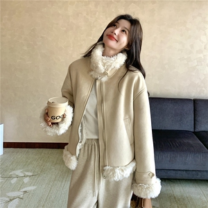 现货  新款皮毛一体加厚外套2D035-25112P190K288图片