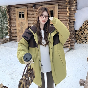 新款现货，羽绒冲锋衣B081-8745-P295-K438,女装派克服,浙宝276（原081）