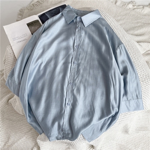 现货！天丝高品质纯色超舒服衬衫百搭简约感轻薄-LK80065-特批30图片
