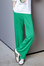 夏装搭配一整套女2024新款时尚炸街休闲减龄气质t恤阔腿裤，女装休闲裤，时尚俏佳人