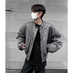 冬季美式飞行员短款加厚棉衣冬装棒球领棉服男装外套S376-特125图片