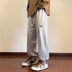 KP719P40港风休闲裤男宽松拖地束脚裤卫裤，男装休闲裤，星座1204-3