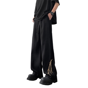 量大优 供视频 冰丝风刺绣长裤 CK28 m-5XL 特P35图片