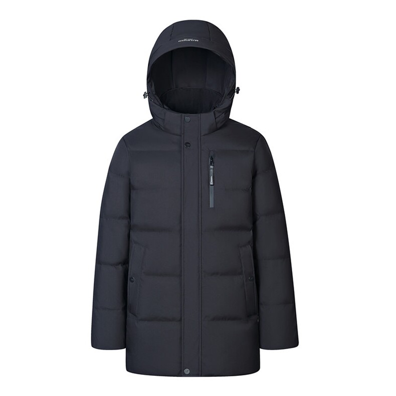 2023中老年连帽羽绒服男加厚防水爸爸冬装外套中长款h22-p150,男装羽绒服,星座1210A