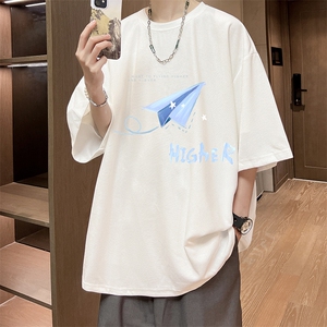 华夫格t恤男短袖男大码五分袖 酒店风 HT73270-P22图片