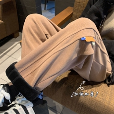 XZ616冬季新款毛呢面料银狐绒加绒加厚休闲裤TY444P65控78，男装休闲裤，星座512A（原616）