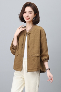 2024年春季新款新中式短外套女宽松显瘦韩版气质减龄夹克衫女春秋图片