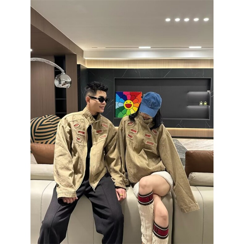 24美式小众设计翻领夹克男女款复古宽松百搭休闲外套-NC41-网络图,男装夹克,星座1002-2