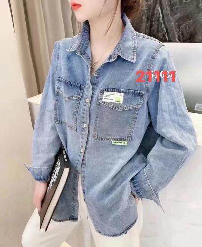 牛仔外套，女装，娇姿百合