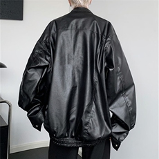 秋冬pu皮衣外套痞帅cleanfit机车服夹克美式短款上衣Y1023P68网图，男装夹克，电商B245