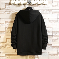 主推货足7XL-M连帽卫衣男2023春季新款潮牌休闲上衣加肥加大码，男装卫衣，钱塘717(原712)