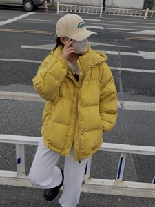 韩版面包服羽绒图片