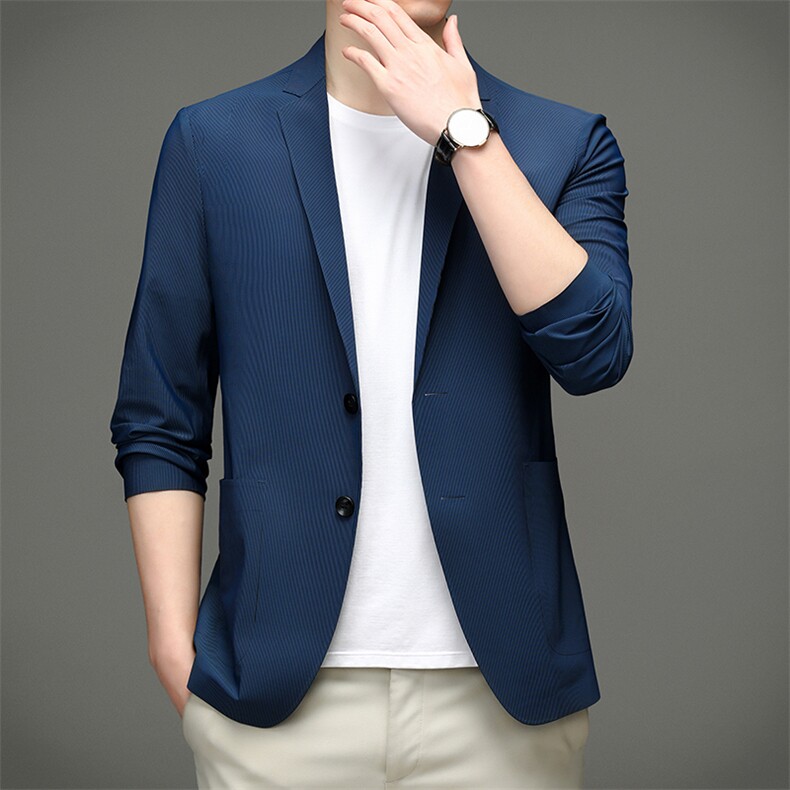 BB9916钱塘2020-2春夏冰丝精品高端单西商务休闲轻奢P205，男装西服，钱塘207-2