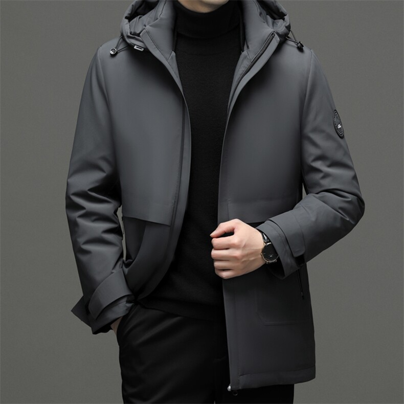 SNNYR22088秋冬新款2023年男士休闲羽绒服加厚保暖夹克外套P303图片