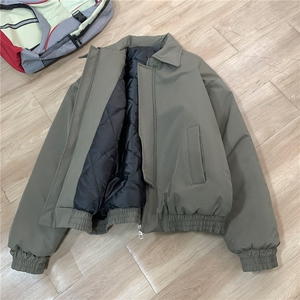 假模冬季2024飞行员夹克加厚棉衣美式短款翻领棉服外套S375-特P88图片