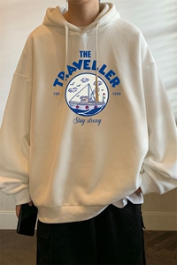连帽卫衣男大码胖子帽衫大号运动服WY2410-P35图片