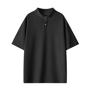 2026夏季新款亨利领肌理感短袖T恤男DT6246-特P22建议零售价48图片