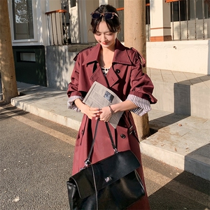 【春款现货】大气安克拉红风衣088-7701 p145k198图片