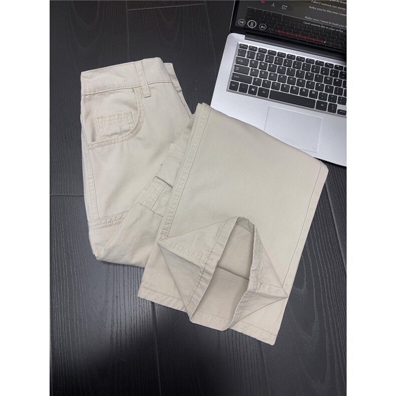 B221美式ins高街洗褪多口袋工装休闲牛仔裤LK26646-特P60控108,男装牛仔裤,电商B221