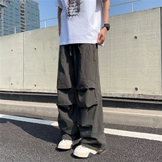 美式工装裤男春夏薄款运动冲锋裤男直筒登山休闲阔腿，男装工装外套，星座716-2
