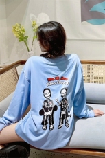 港风模特情侣款卡通动漫印花卫衣长袖T恤女上衣WY313P35限48，男装卫衣，电商A089-1