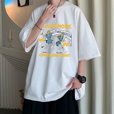 230g重磅纯棉短袖t恤男大码半袖半截袖DX17304-P20，男装T恤，电商A040