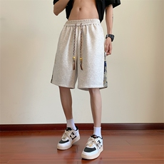 ！2023夏季新款男士风短裤潮流民族风五分裤DK245P35控78，男装休闲裤，电商B220