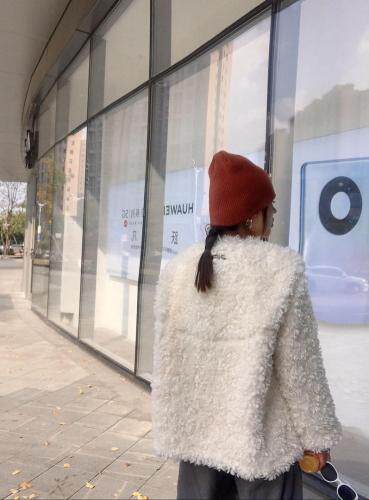 羊羔毛、养卷毛，女装，知原