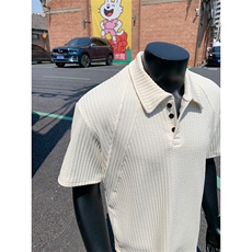 XZ809A/PLL01/P35/控48肌理感拼接POLO衫T恤，男装T恤，星座809A(原222-1)