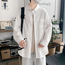 CS15035-P38长袖衬衫男士大码宽松衬衣男寸衫男寸衣，男装衬衫，电商A040