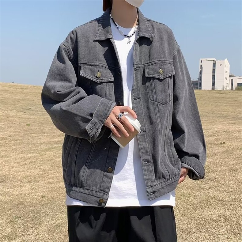 青春流行男春季夹克文艺潮外套G8824P60图片