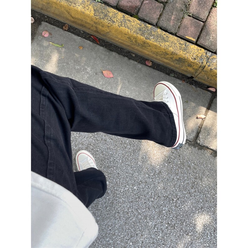 【有货】黑色修身直筒牛仔裤男美式高街cleanfit裤子N083HH-特P32,男装牛仔裤,星座1007（原301D）