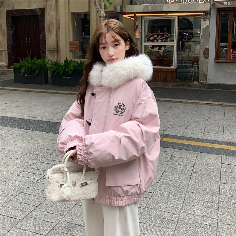 C972-P120工装棉服中长款情侣派克服大毛领,男装棉衣,星座911-2(原星座613-2）