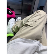 口袋设计感小众休闲裤男vintage美式复古工装裤ZYD43，男装休闲裤，星座1116A（原606A-3）