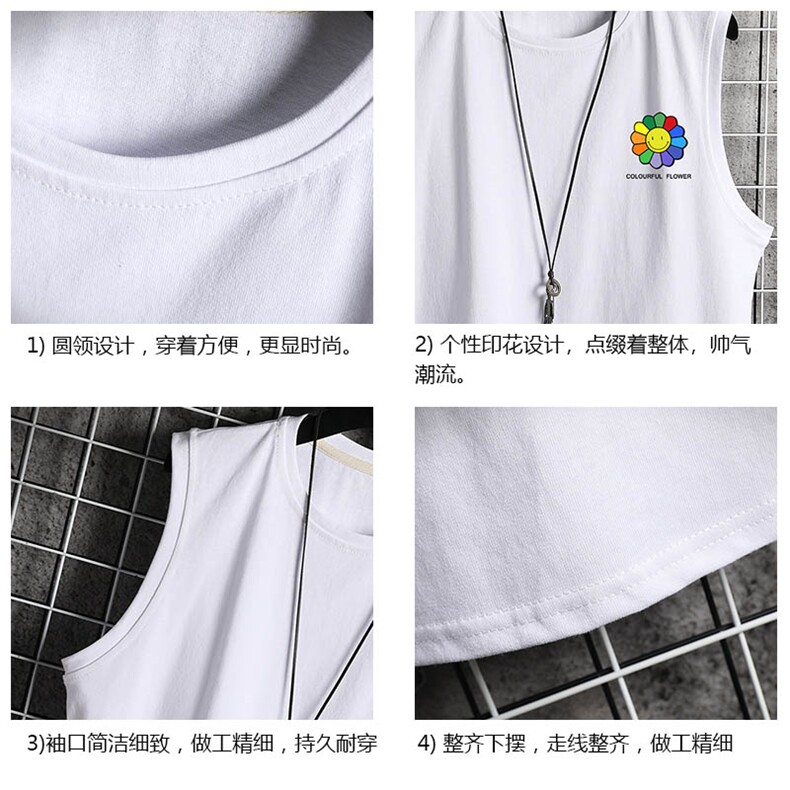 BX25101-P20港风运动汗背心男大码汗衫男无袖T恤男网格挂拍,男装T恤,电商A040A