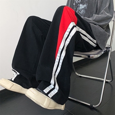 美式复古街舞运动裤男垂感休闲阔腿裤拖地裤子XZ514-2-K1558-P63，女装休闲裤，星座514-2(原B239)