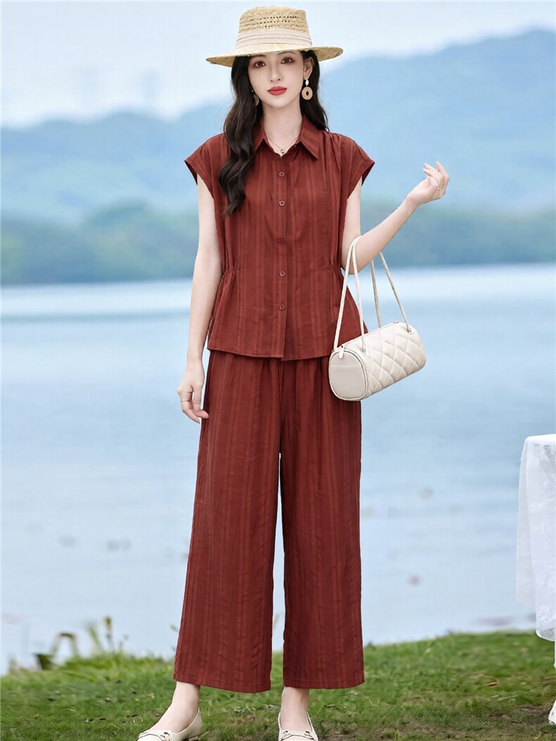 现货主推时尚休闲套装女,女装套装/套裙,韩蔻秀