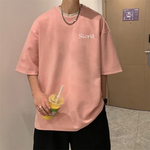 麂皮绒短袖t恤男大码半袖男 JD82098-P25图片