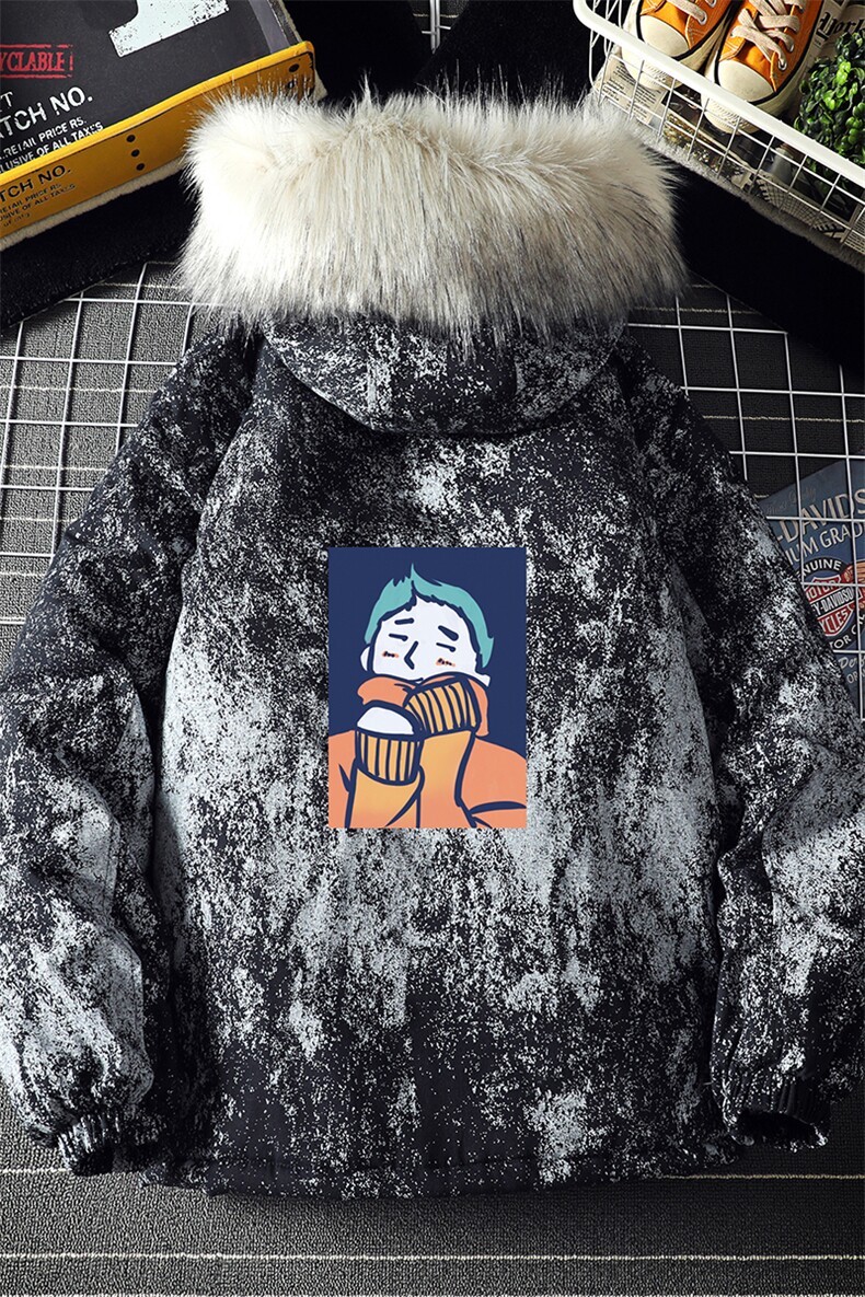 MC49042-P135日系潮衣男大码派克服男工装服外套袄,男装棉衣,电商A040A